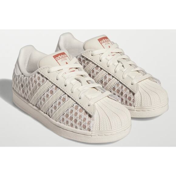 Adidas Ivy Park x Superstar Ivytopia Sneakers Kids Sz 12 Beige Off-white Leather - Picture 1 of 10